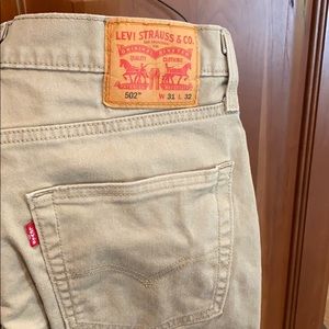Used men’s Levi’s 502 jeans 31x32